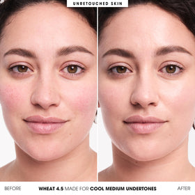 bareMinerals close-up texture of stick showing creamy glide and hydrating finish benefit