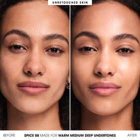 bareMinerals texture close-up revealing creamy glide and hydrating finish benefit