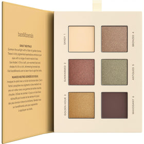bareMinerals Sunlit palette front view showing compact design and shades for travel