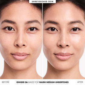 bareMinerals close-up texture showing creamy glide and smooth-blending benefit