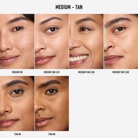 bareMinerals creamy concealer texture swatch demonstrating smooth, buildable coverage