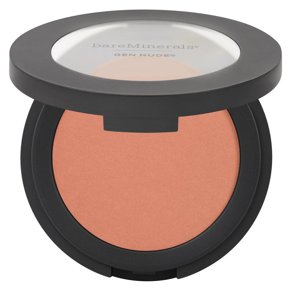bareMinerals compact front packaging showing shade and compact design for easy travel
