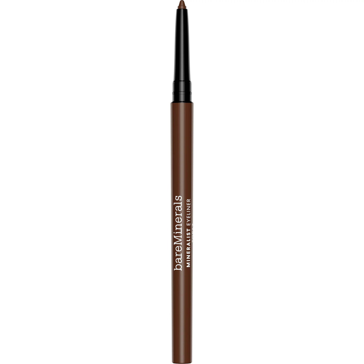 bareMinerals front packaging showing Topaz shade and sleek design benefit: clear product ID