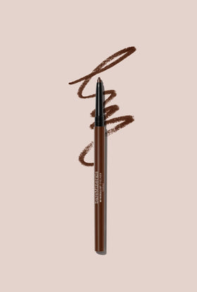 bareMinerals eyeliner applied on eye illustrating long-wear definition and enhanced eye color benefit