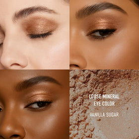 bareMinerals powder texture close-up displaying creamy finish and smooth blendability benefit