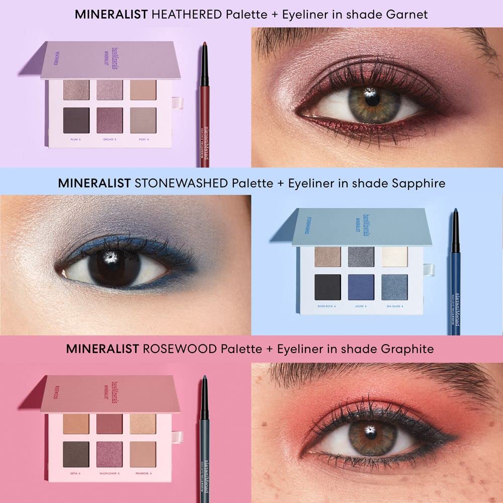 bareMinerals on vanity in lifestyle scene suggesting everyday beauty routine ease