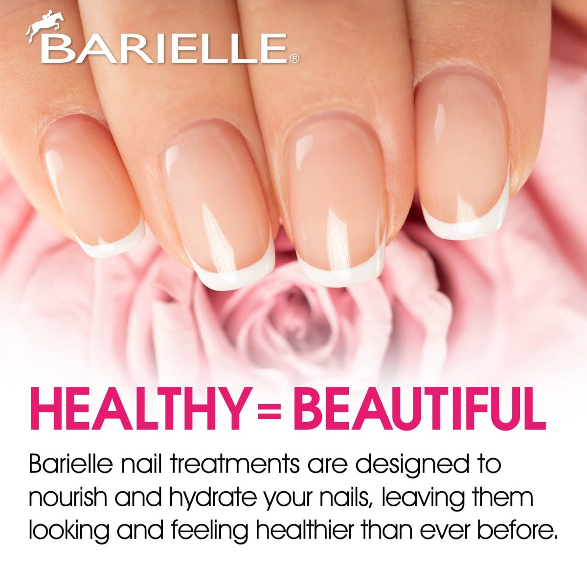 BARIELLE jar next to hand for scale to show travel-friendly size