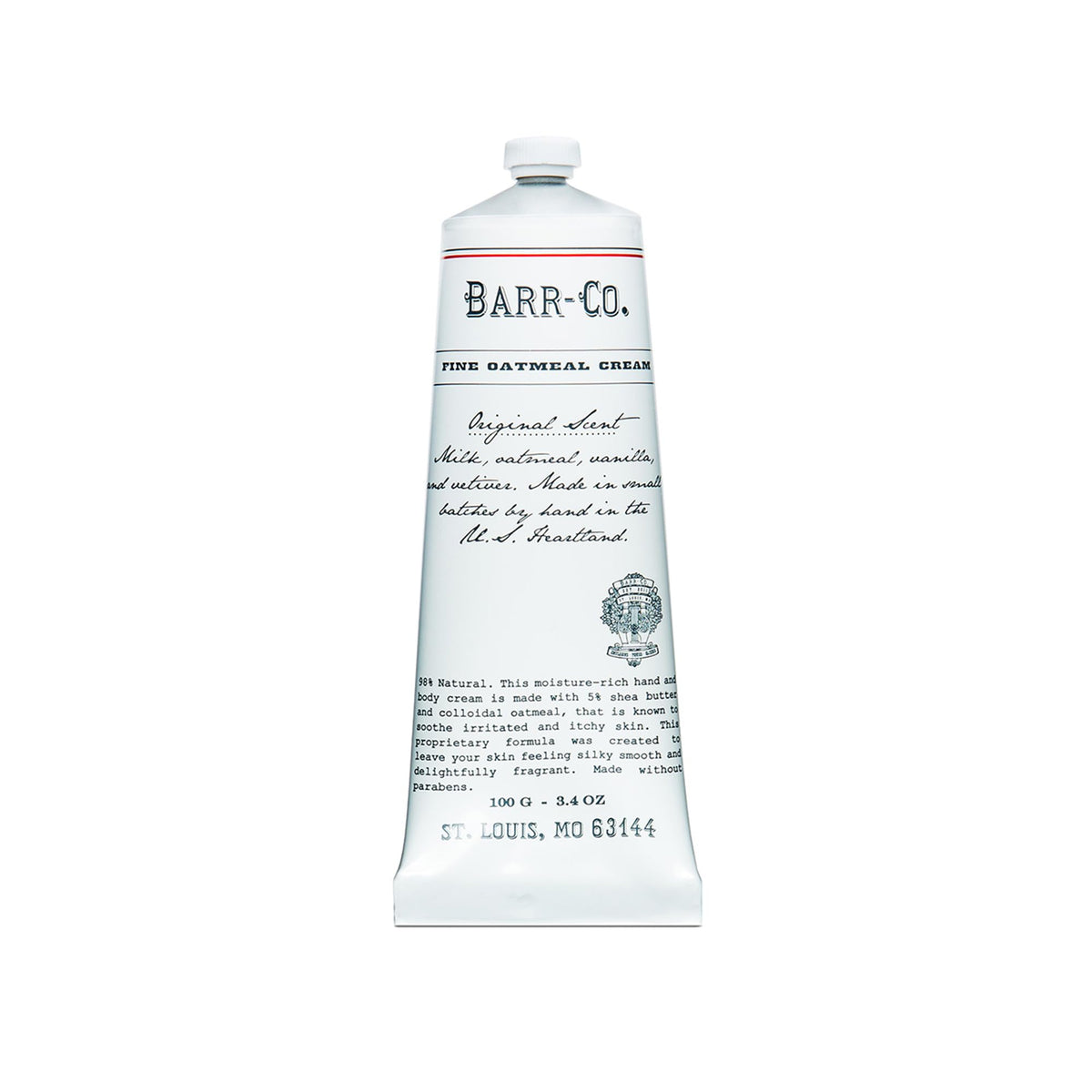 BARR-CO cream being applied to hands demonstrating fast absorption benefit
