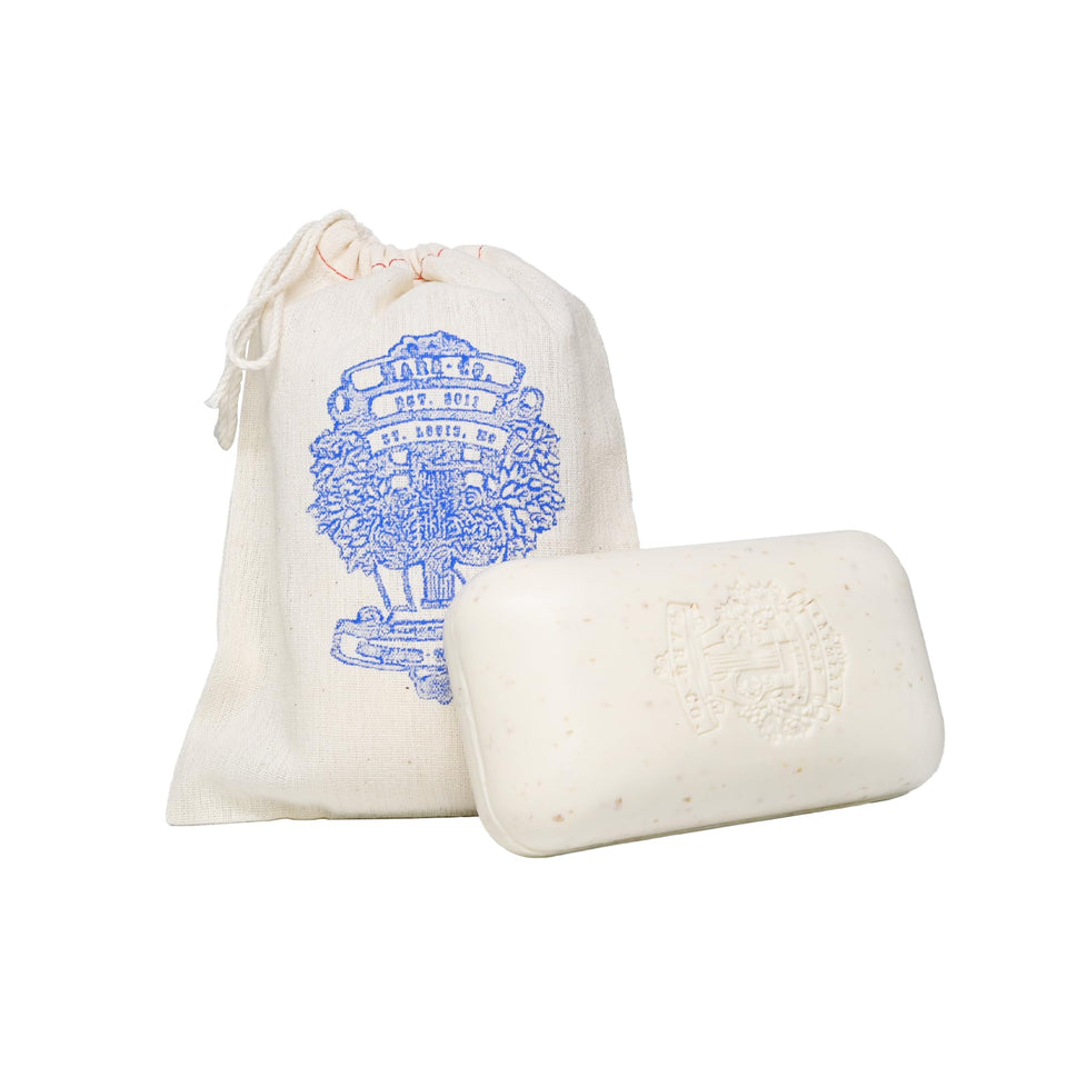 BARR-CO front packaging showing bar soap and vintage label for clear identification and appeal