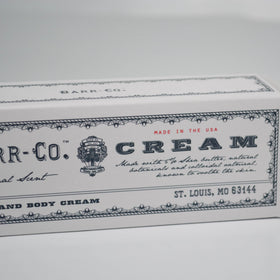 BARR-CO gift box on a table presenting artisanal packaging for gifting benefit