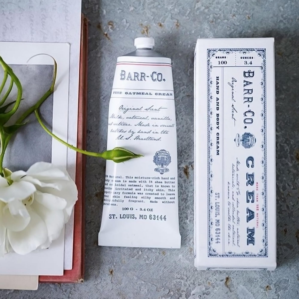 BARR-CO label detail highlighting plant-based ingredients for cleaner-formula benefit
