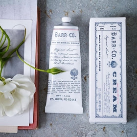 BARR-CO label detail highlighting plant-based ingredients for cleaner-formula benefit