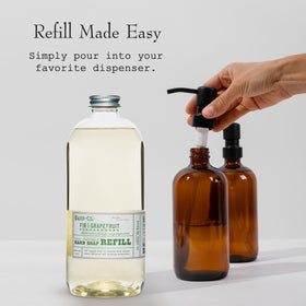 BARR-CO refill staged in a kitchen highlighting fresh citrus-wood scent
