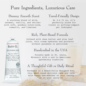 BARR-CO close-up of shea butter texture illustrating rich moisturizing benefit