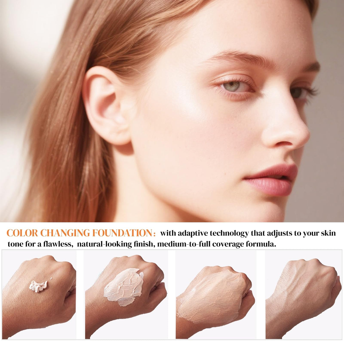 BARUBT before and after portrait showing fuller coverage and hydrated finish