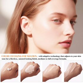 BARUBT before and after portrait showing fuller coverage and hydrated finish