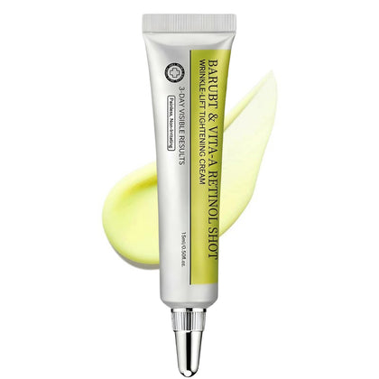BARUBT front bottle showing product for pore refining and anti-aging
