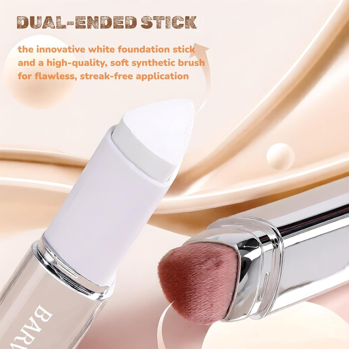 BARVENA close-up of creamy stick texture illustrating smooth blendability