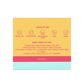 BASE LABORATORIES ingredients label closeup highlighting AHA BHA and soothing botanicals