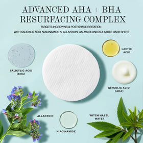 BASE LABORATORIES open tub top view with stacked pre-soaked pads for convenience