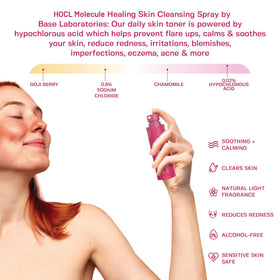 BASE LABORATORIES bottle label close-up highlighting product identity and clear benefits