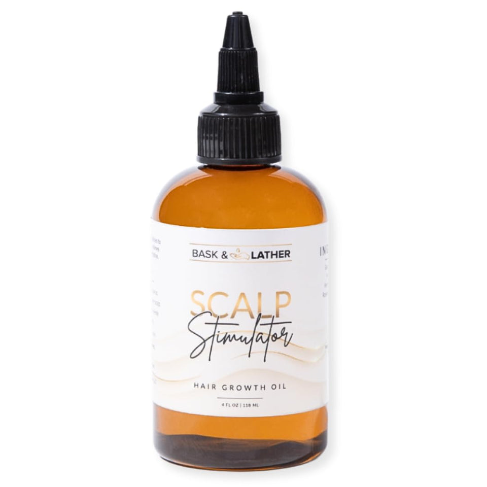 BASK & LATHER front packaging showing 4 fl oz bottle and branding for easy identification