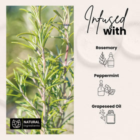 BASK & LATHER oil texture pouring, smooth lightweight oil for non-greasy nourishment