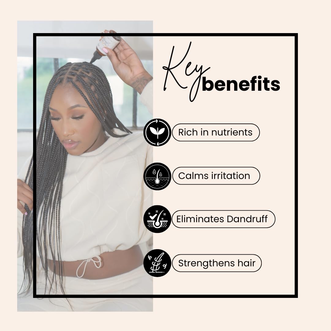 BASK & LATHER applied during scalp massage, boosts circulation and enhances absorption