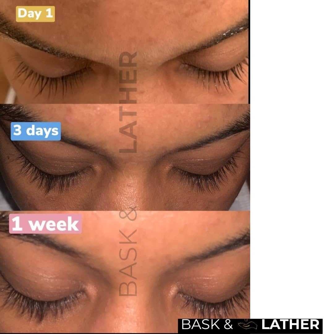 Bask & Lather serum texture close-up highlighting conditioning oils