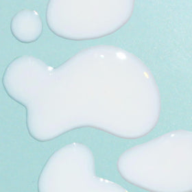 Bask serum applied on face demonstrating smooth, non-greasy finish