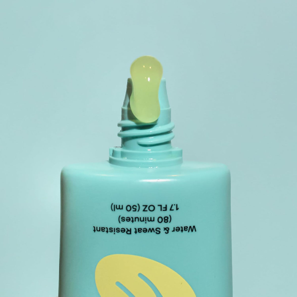 Bask being applied under makeup showing smooth primer benefit