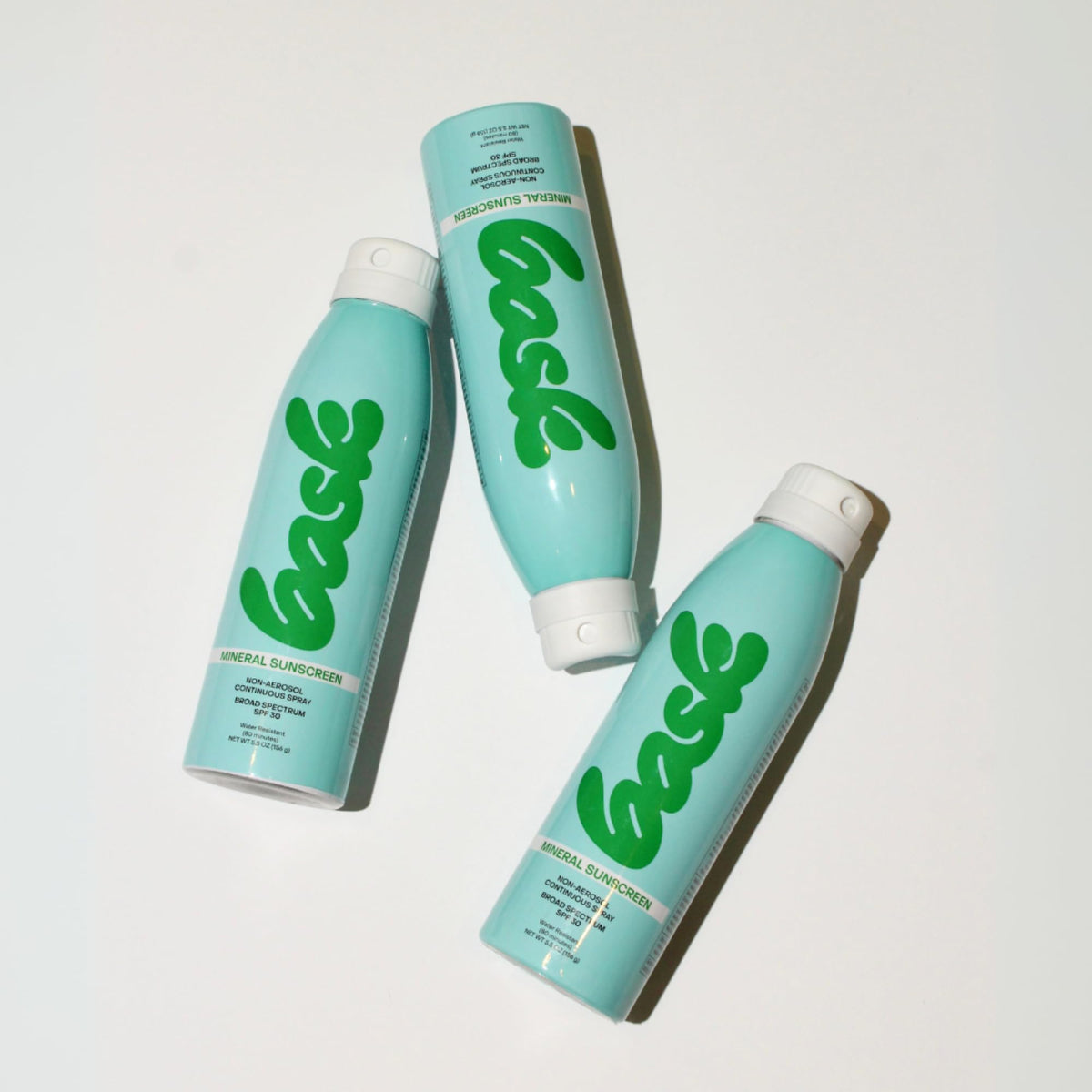 Three Bask bottles together illustrating the value pack convenience