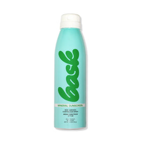 Bask close-up spray texture revealing lightweight finish and even coverage