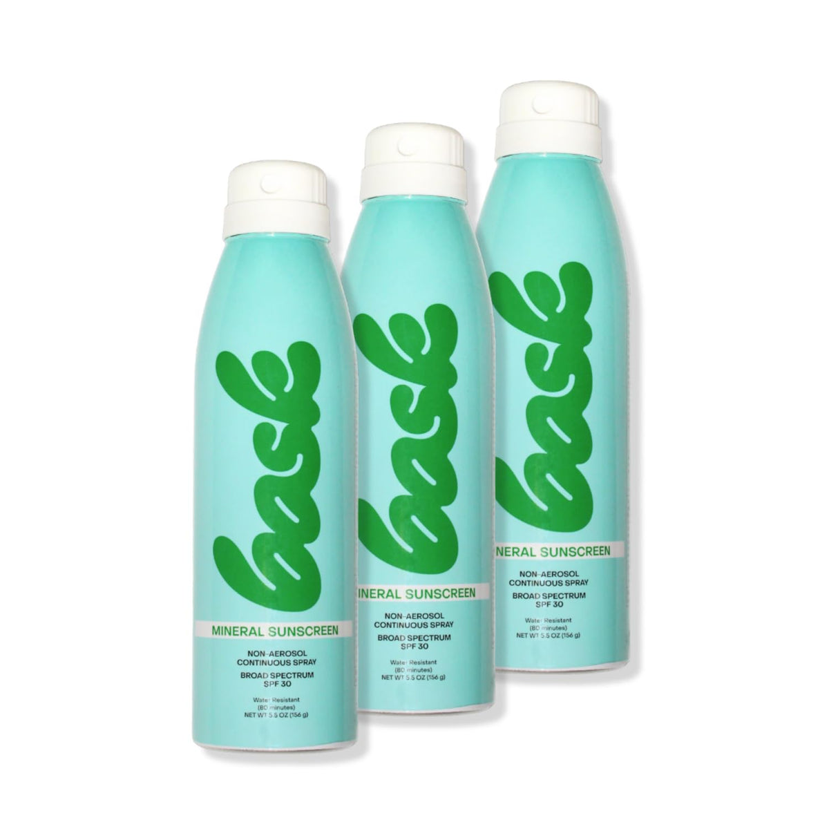 Bask front packaging showing bottle and SPF details for quick identification