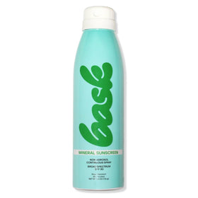 Bask front packaging showing 5.5 oz non-aerosol spray and clear labeling benefit
