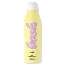 Bask front packaging 5.5 oz showing SPF 50 and non-aerosol benefit