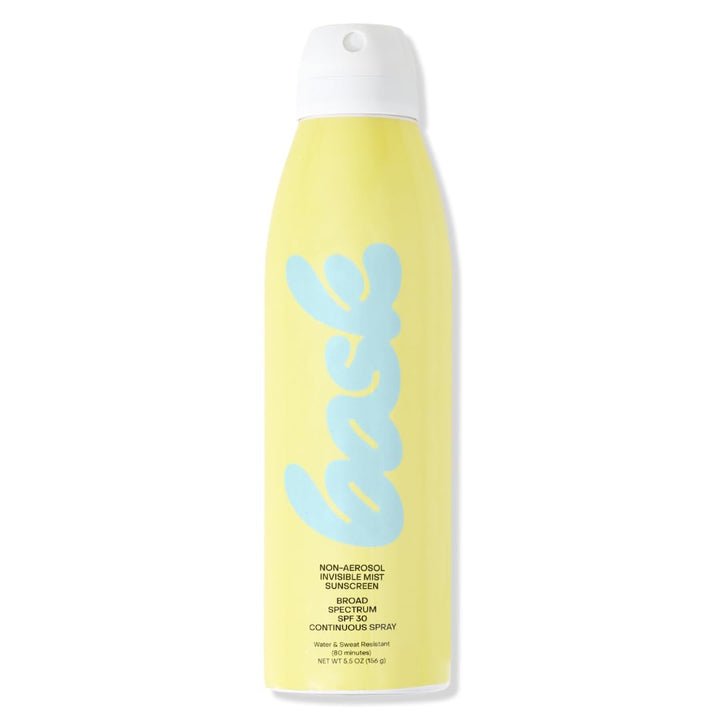 Bask front packaging showing 5.5 oz bottle and SPF 30 protection