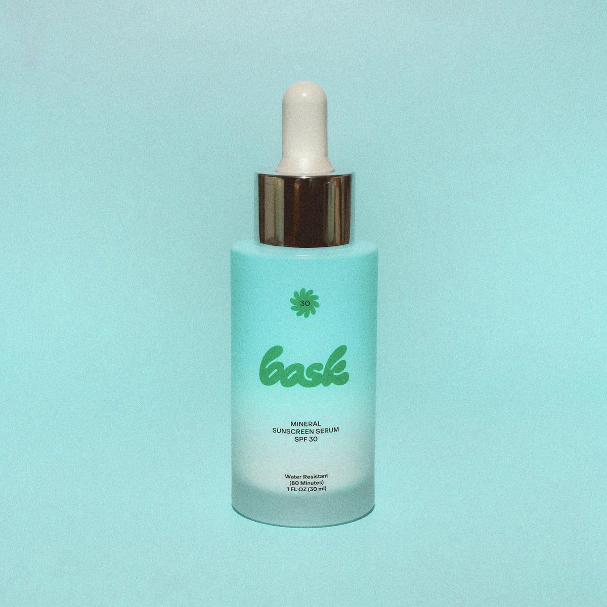Bask pump close-up dispensing serum for precise, hygienic application