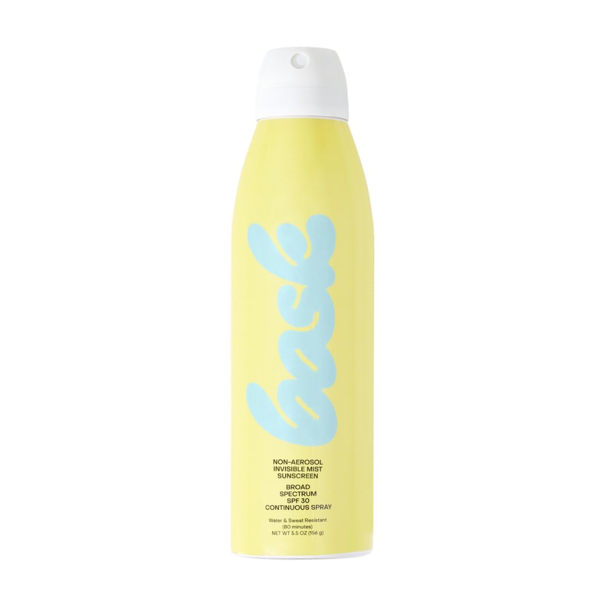 Bask sunscreen on towel at beach conveying water-resistant protection