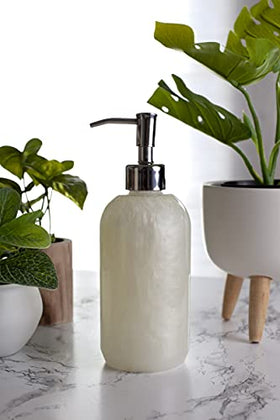 Bastion Finesilk gallon next to common bottle for size clarity