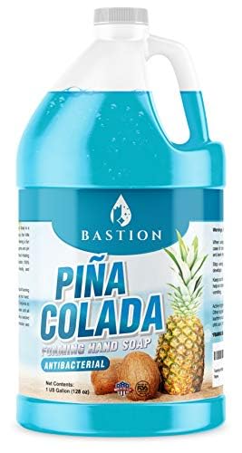 Bastion front view of 1 gallon refill showing packaging and branding for easy identification