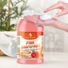 Bastion foamy lather close-up demonstrating rich cleansing and softness