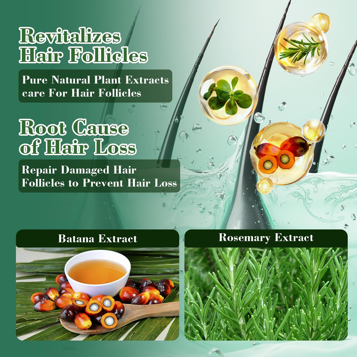 Batana Oil Shampoo creating gentle foam, showing effective yet mild cleansing action