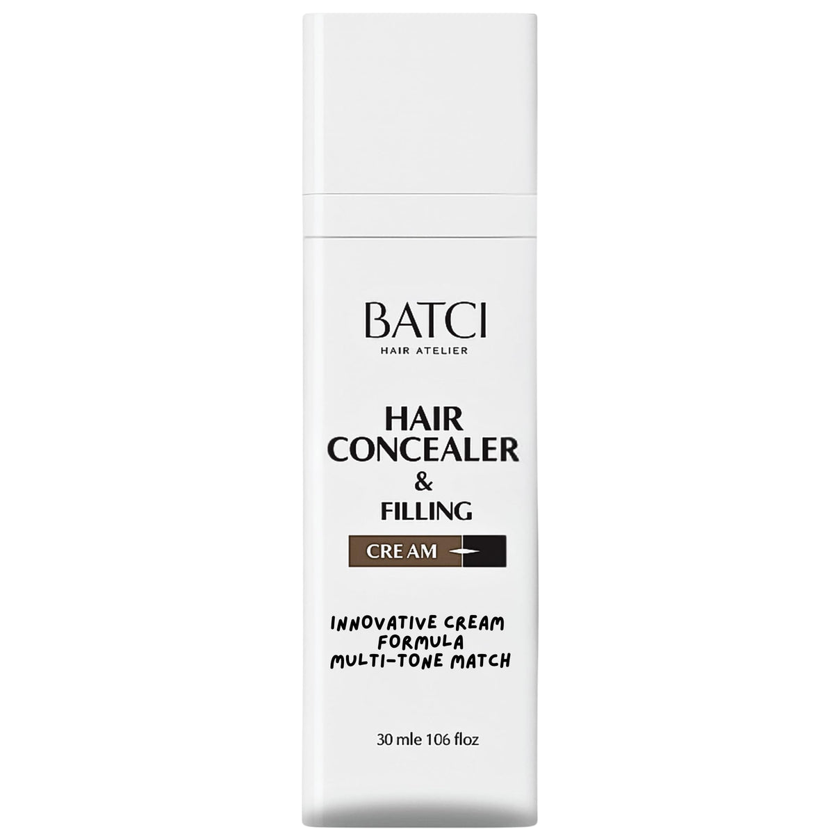 BATCI HAIR ATELIER front packaging showing product benefits and size