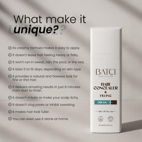 BATCI HAIR ATELIER hairline application demonstrating neat definition