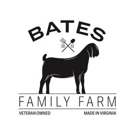 Bates Family Farm ingredient label highlighting goat milk and shea butter