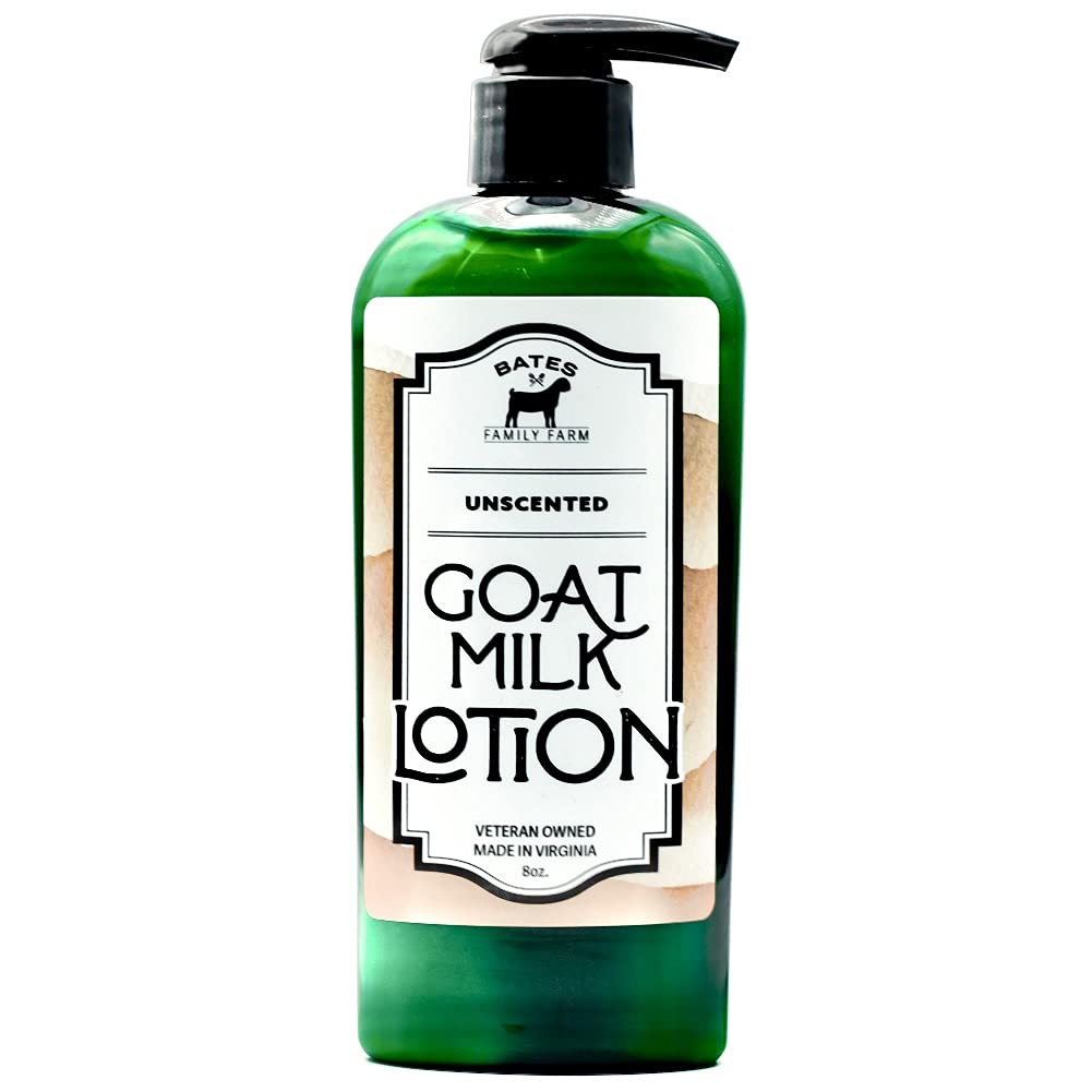 Bates Family Farm front label showing product name and unscented benefit