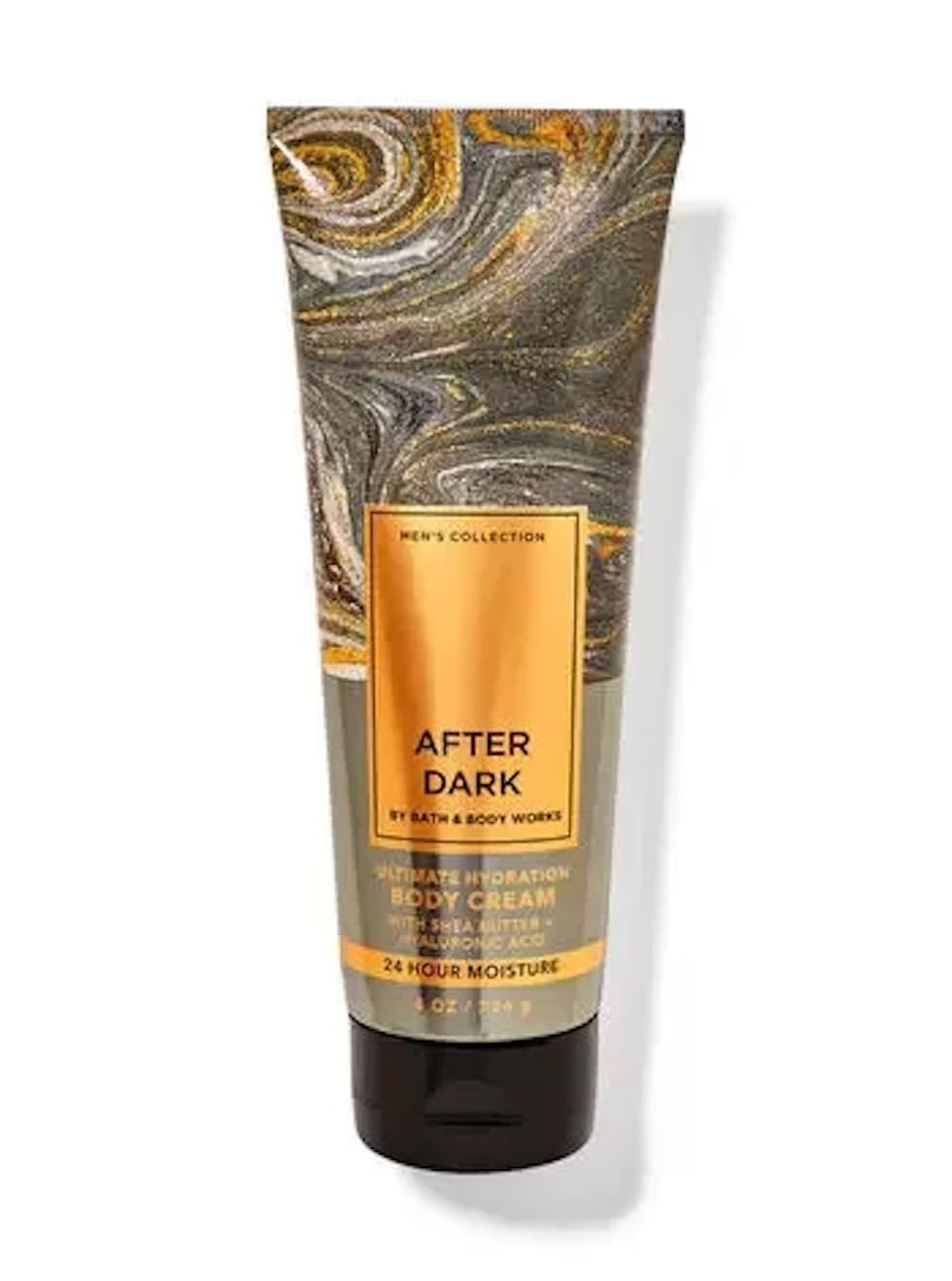 Bath & Body Works bottle front view, lightweight hydration and quick absorption