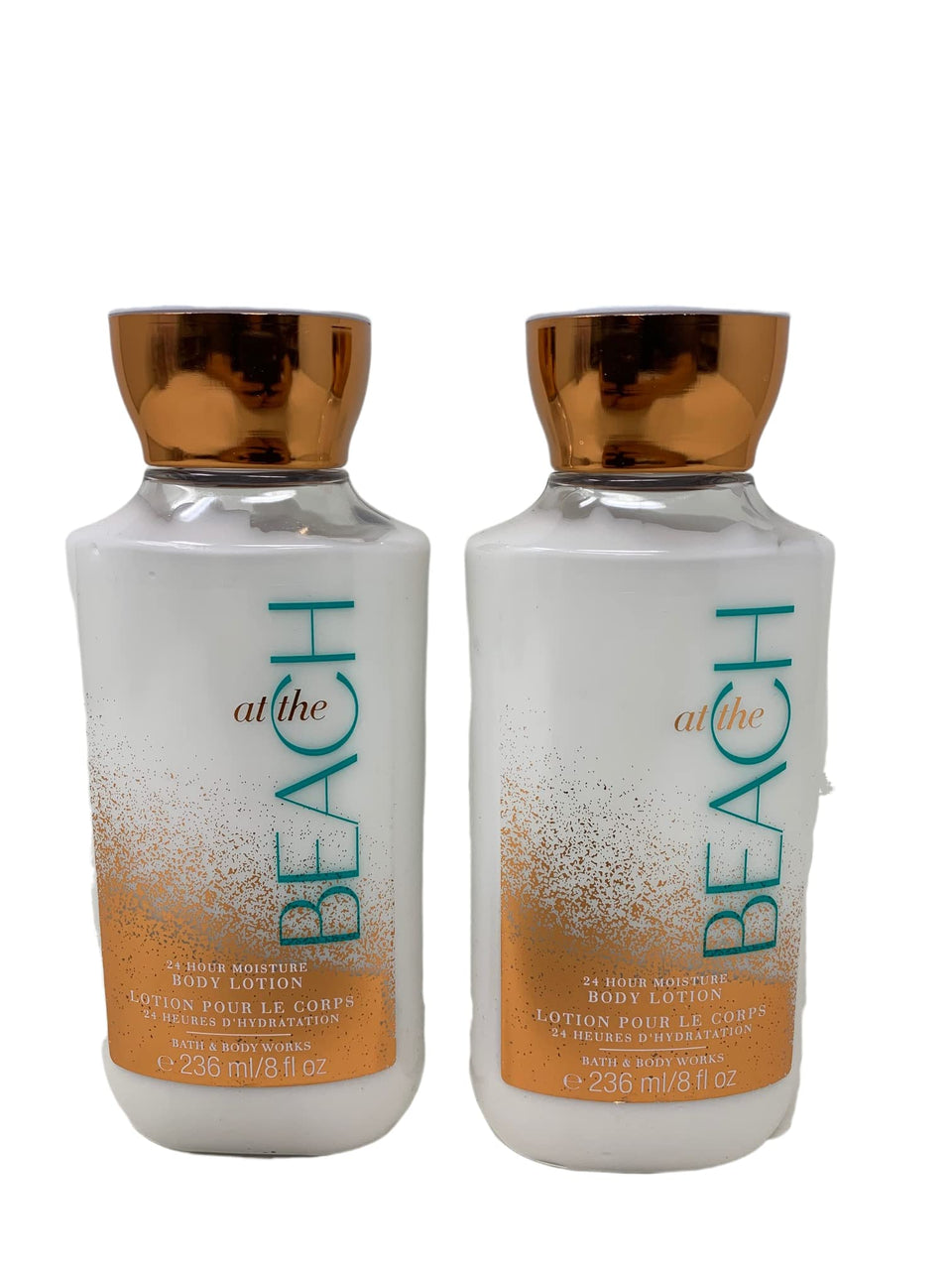 Bath & Body Works bottle front view showing packaging and beachy scent