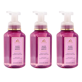 Bath & Body Works front pump bottle showing label and easy dispensing benefit